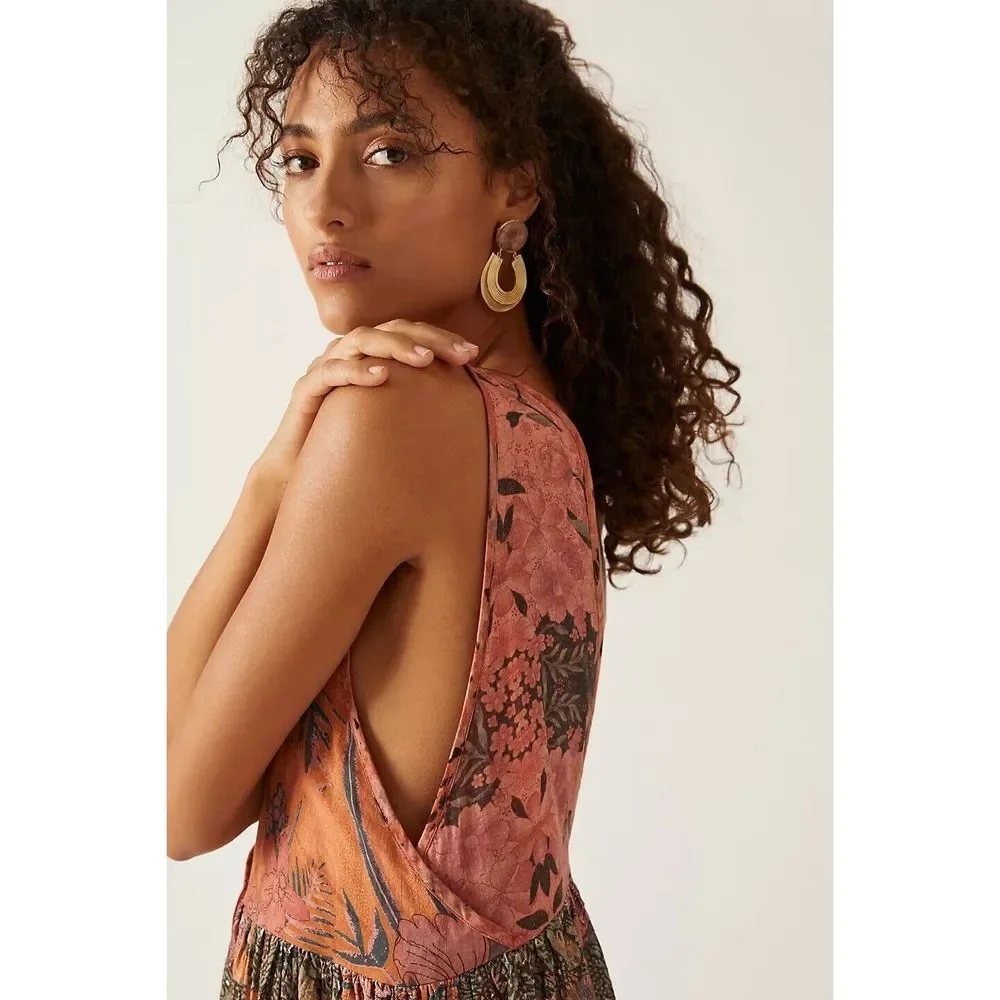 Anthropologie Mes Demoiselles Floral Eyelet Maxi Dress - Picture 5 of 8